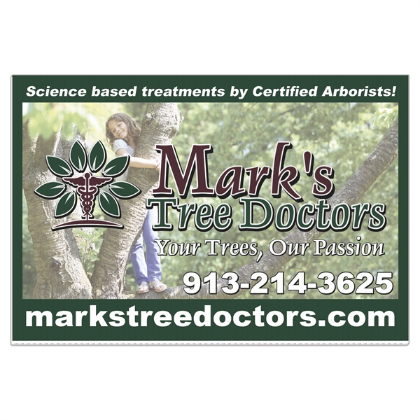 Corrugated Plastic Sign: Full Color-Full Bleed (16"x24").... from ASI 56950 Gill Studios Inc / Gill-Line®