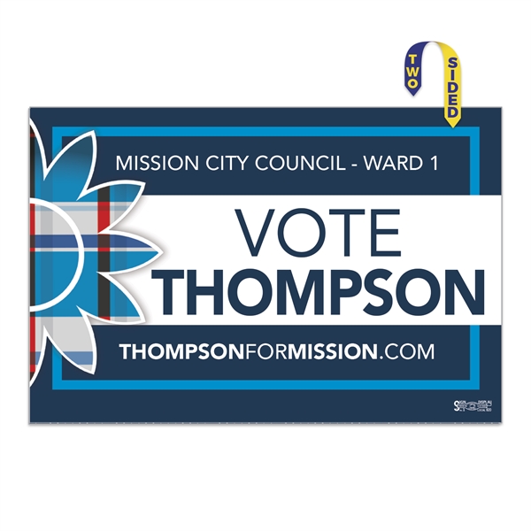 Corrugated Plastic Sign: Full Color-Full Bleed (12"x18").... from ASI 56950 Gill Studios Inc / Gill-Line®