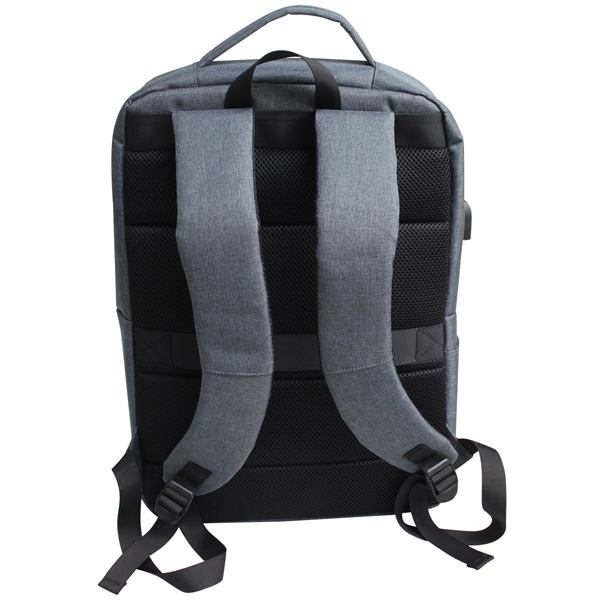 The Slim USB backpack has all the pockets & features for... from ASI 79384 Preferred Nation Inc