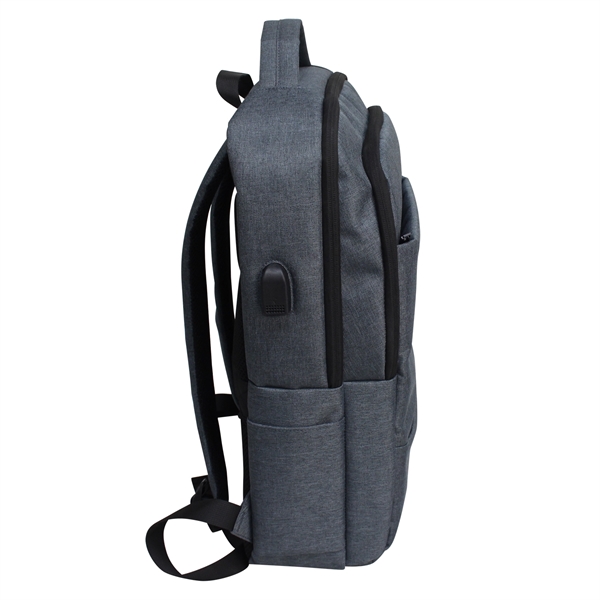 The Slim USB backpack has all the pockets & features for... from ASI 79384 Preferred Nation Inc