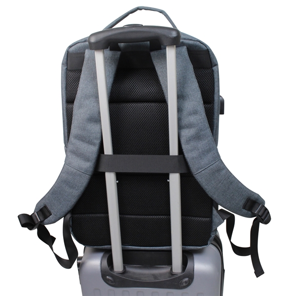 The Slim USB backpack has all the pockets & features for... from ASI 79384 Preferred Nation Inc