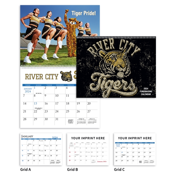 Small Quantity Custom Appointment 2024 Calendar... from ASI 40480 Koozie Group / Norwood Triumph Calendar