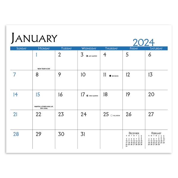 Small Quantity Custom Appointment 2024 Calendar... from ASI 40480 Koozie Group / Norwood Triumph Calendar