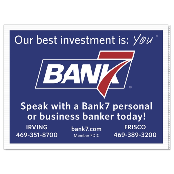 Corrugated Plastic Sign: Full Color (36"x48").... from ASI 56950 Gill Studios Inc / Gill-Line®