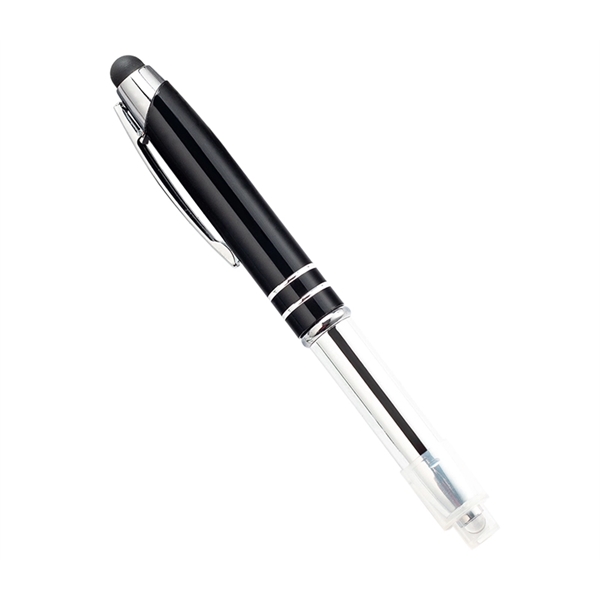Stylus Pen with LED Flashlight plus 1C1P silkscreen imprint or laser... from ASI 37218 Athena Promo (tm)