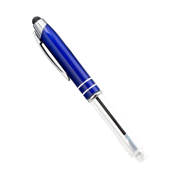 Stylus Pen with LED Flashlight plus 1C1P silkscreen imprint or laser... from ASI 37218 Athena Promo (tm)