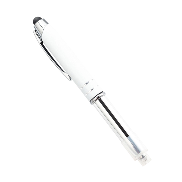 Stylus Pen with LED Flashlight plus 1C1P silkscreen imprint or laser... from ASI 37218 Athena Promo (tm)