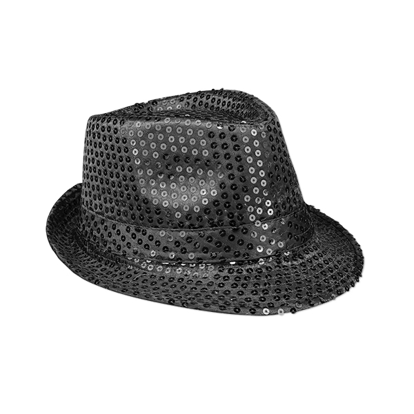 Black sequin fedora. Blank.... from ASI 98360 WOWLine / WOWLine®