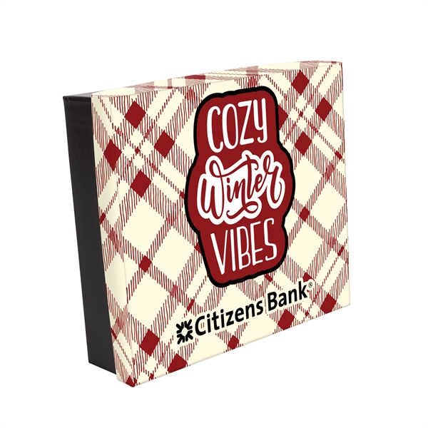 New Year theme Premier Pretzel Gift Box with Full Color Lid... from ASI 44900 NC Custom (CI/Lanco)