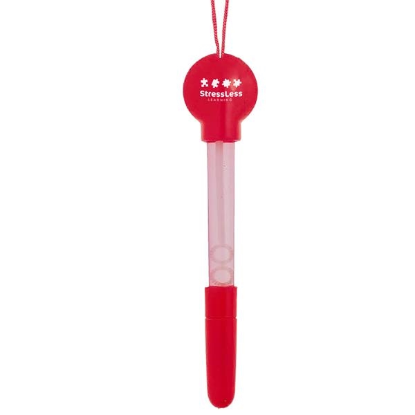 Round topper bubble pen with breakaway neck cord.... from ASI 52710 Lincoln Line