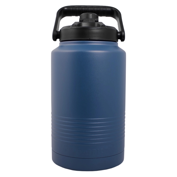 128oz Insulated Stainless Steel Gallon Bottle with screw-on lid and carrying... from ASI 61005 Hirsch Gift Inc