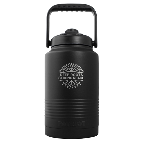 128oz Insulated Stainless Steel Gallon Bottle with screw-on lid and carrying... from ASI 61005 Hirsch Gift Inc
