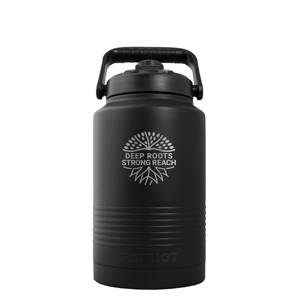 128oz Insulated Stainless Steel Gallon Bottle with screw-on lid and carrying... from ASI 61005 Hirsch Gift Inc