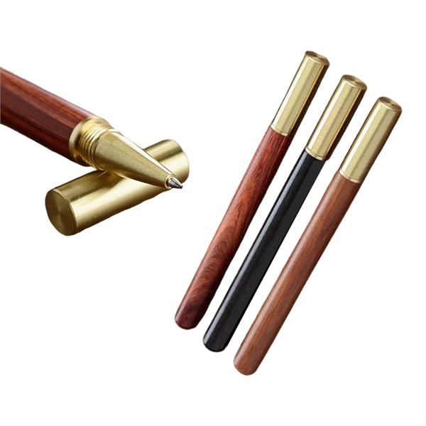 Eco-friendly wooden pen plus 1 color silkscreen imprint or laser engraving... from ASI 37218 Athena Promo (tm)