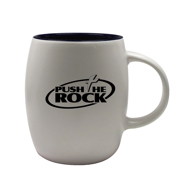 12 Oz. Two-Tone Barrel Mug.... from ASI 74245 Nordic Co Inc / Nordic Nordic Promos