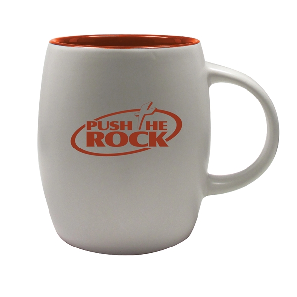 12 Oz. Two-Tone Barrel Mug.... from ASI 74245 Nordic Co Inc / Nordic Nordic Promos
