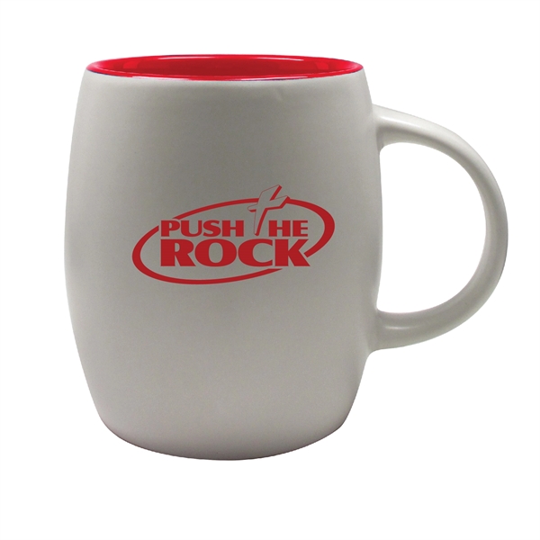 12 Oz. Two-Tone Barrel Mug.... from ASI 74245 Nordic Co Inc / Nordic Nordic Promos