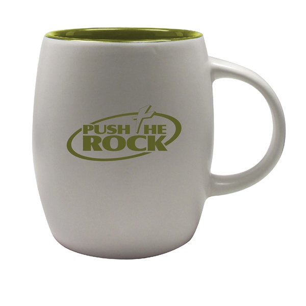 12 Oz. Two-Tone Barrel Mug.... from ASI 74245 Nordic Co Inc / Nordic Nordic Promos