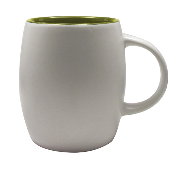 12 Oz. Two-Tone Barrel Mug.... from ASI 74245 Nordic Co Inc / Nordic Nordic Promos