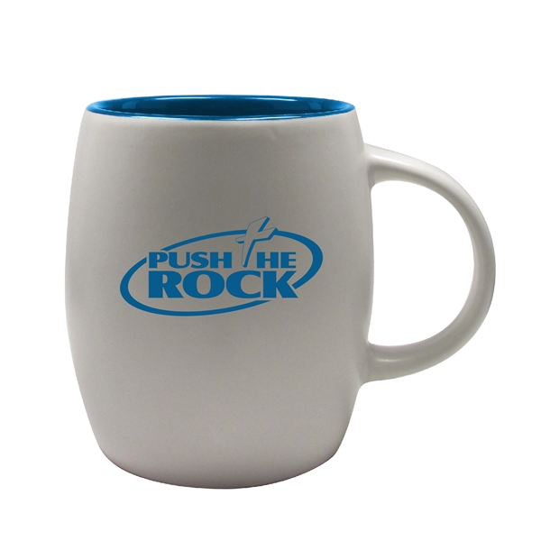12 Oz. Two-Tone Barrel Mug.... from ASI 74245 Nordic Co Inc / Nordic Nordic Promos