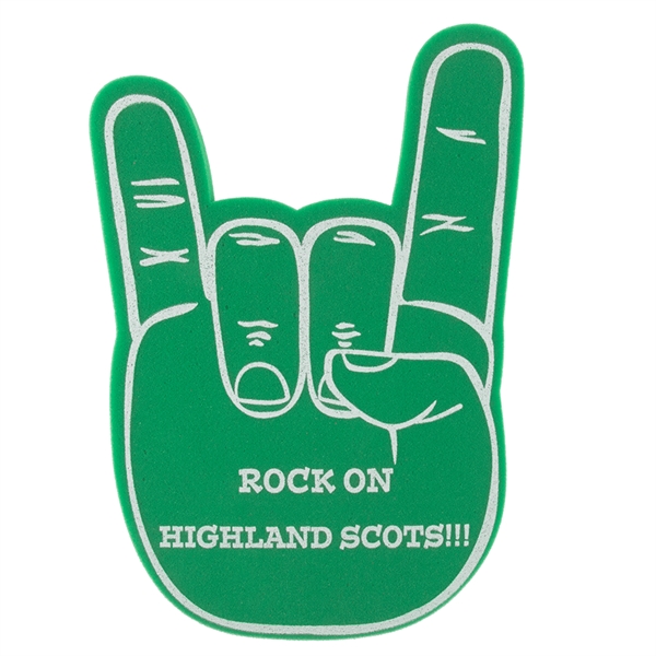 16" Hook Em foam mitt.... from ASI 77280 Pepco Poms / Pepco Poms