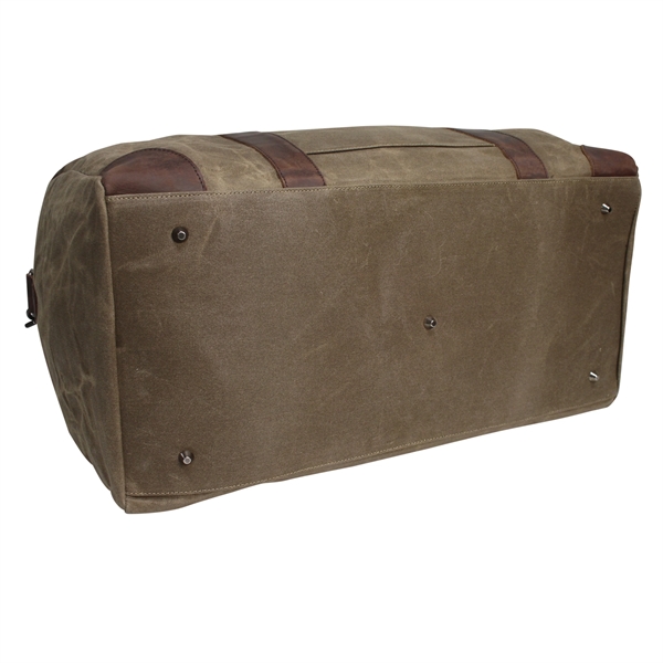 This rustic waxed canvas duffle has a timeless vintage appeal. Made... from ASI 79384 Preferred Nation Inc