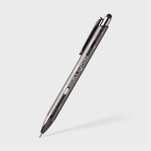 The Gemini Gem pen with stylus is an executive ballpoint metal... from ASI 61966 HPG / Hub Pen