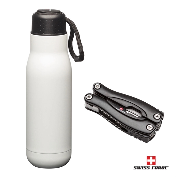 Swiss Force® Bonam Bottle & Multi-Tool Gift Set... from ASI 84592 St Regis Group