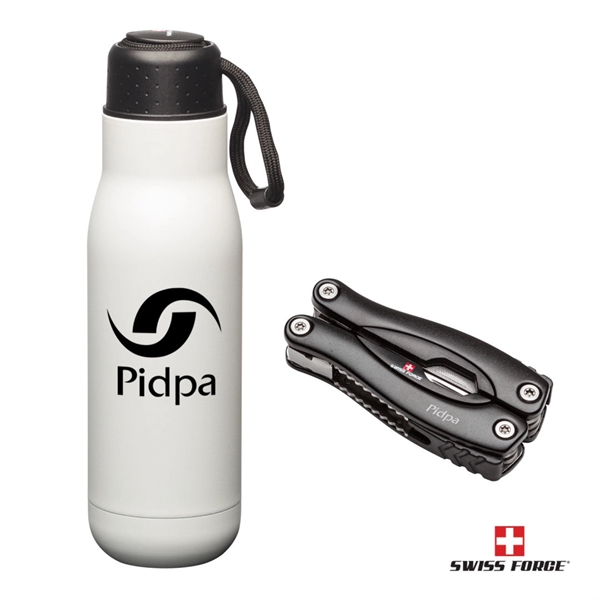 Swiss Force® Bonam Bottle & Multi-Tool Gift Set... from ASI 84592 St Regis Group