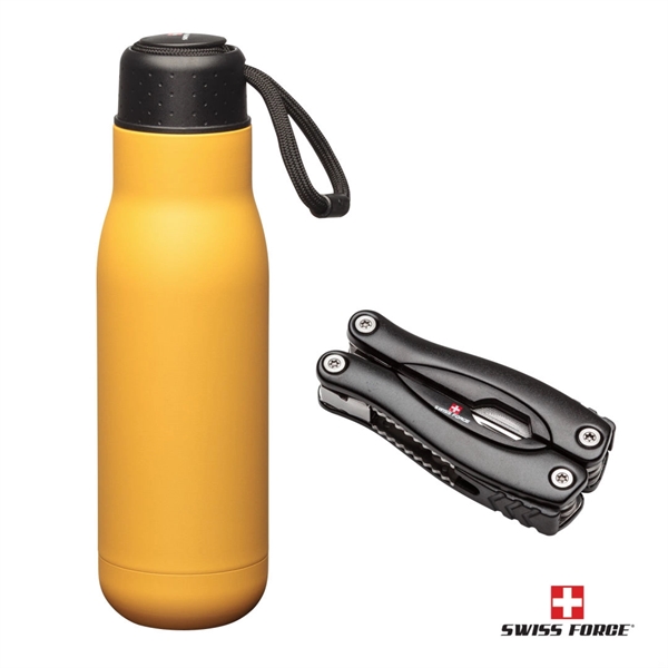 Swiss Force® Bonam Bottle & Multi-Tool Gift Set... from ASI 84592 St Regis Group