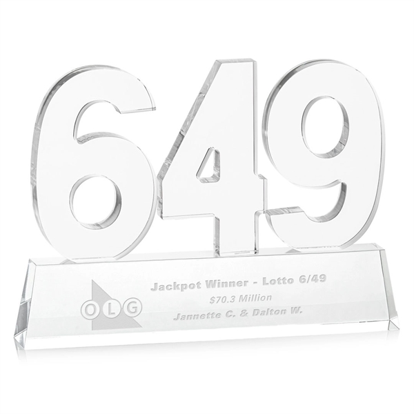 Milestone Award. Available with single, double or triple digits, these awards... from ASI 84592 St Regis Group / St Regis
