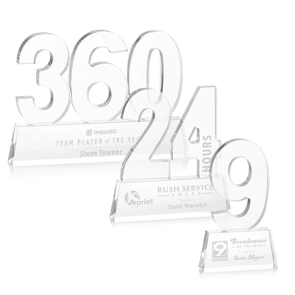 Milestone Award. Available with single, double or triple digits, these awards... from ASI 84592 St Regis Group / St Regis