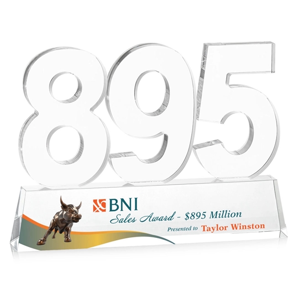 Milestone Award. Available with single, double or triple digits, these awards... from ASI 84592 St Regis Group / St Regis