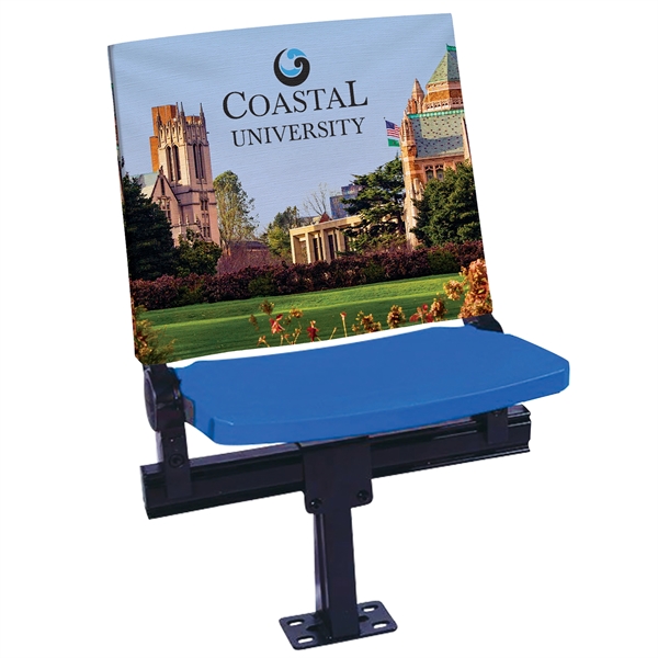 Fully customizable Stadium Chair Back Cover made from super soft stretch... from ASI 80228 Quinn