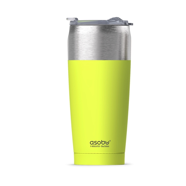 Stylish Leakproof Insulated Travel Mug - 20 oz capacity, cupholder friendly,... from ASI 31518 ADNART