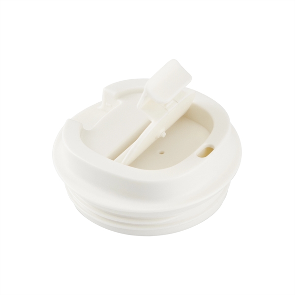 Coffee cup with easy grip handle and flip top spill proof... from ASI 31518 ADNART