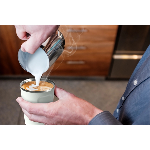 Coffee cup with easy grip handle and flip top spill proof... from ASI 31518 ADNART