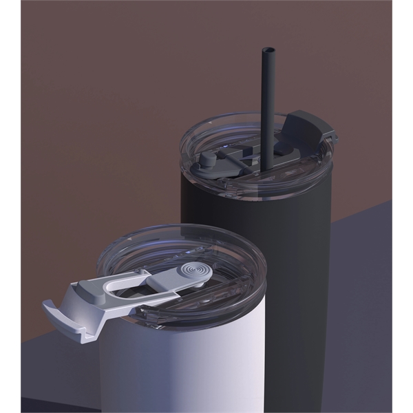 Stylish Travel Tumbler with a dual function lid for hot and... from ASI 31518 ADNART