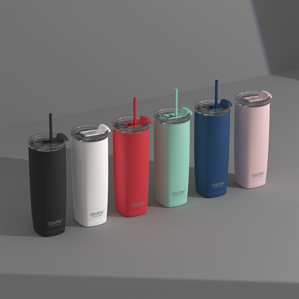 Stylish Travel Tumbler with a dual function lid for hot and... from ASI 31518 ADNART