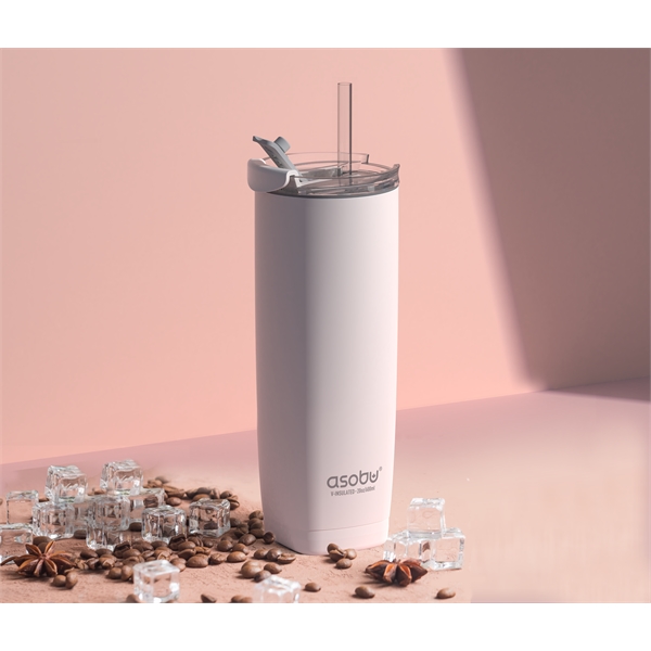 Stylish Travel Tumbler with a dual function lid for hot and... from ASI 31518 ADNART