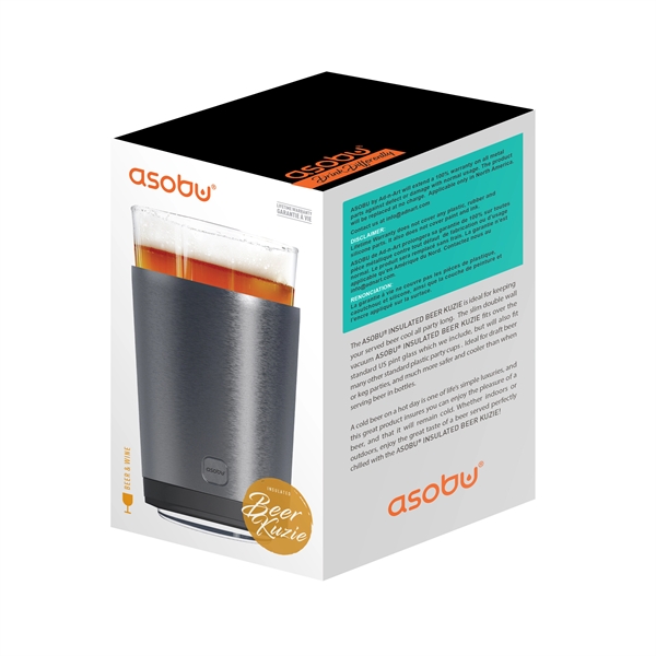 Vacuum insulated beer sleeve fits standard beer glasses and party cups.... from ASI 31518 ADNART