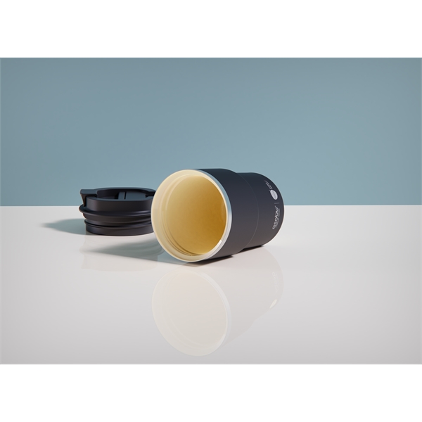 Double wall 12 ounce coffee mug with screw-top leak proof lid.... from ASI 31518 ADNART