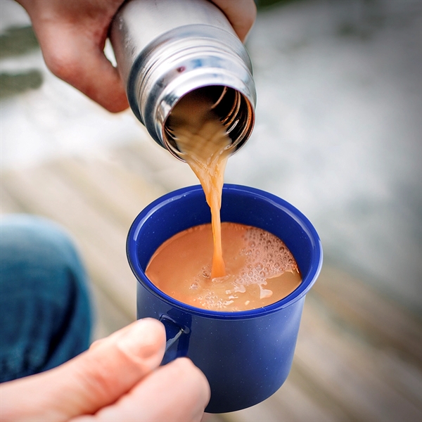 Cottage style stainless steel single wall mug.... from ASI 31518 ADNART / Ad-N-Art