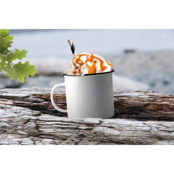 Cottage style stainless steel single wall mug.... from ASI 31518 ADNART / Ad-N-Art