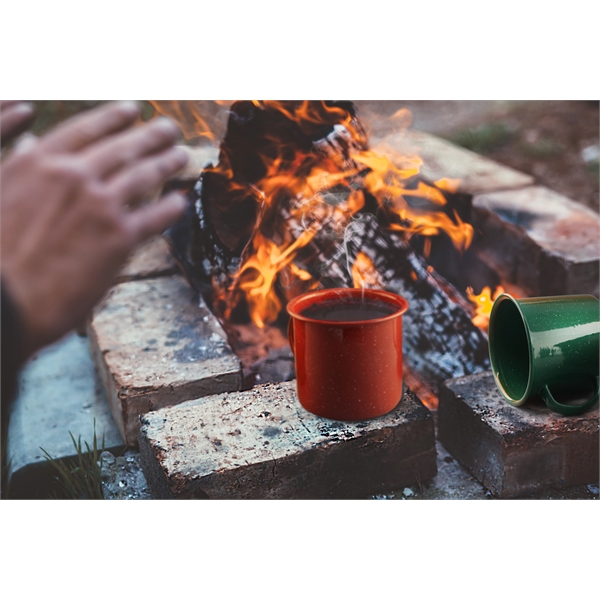 Cottage style stainless steel single wall mug.... from ASI 31518 ADNART / Ad-N-Art