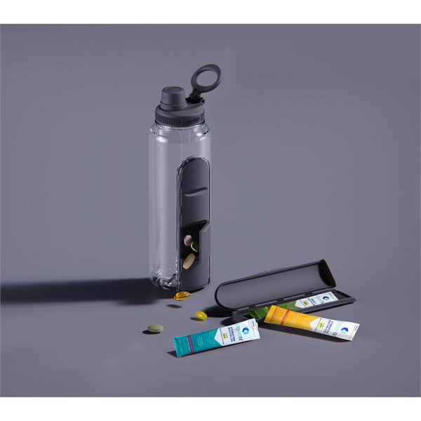 40 oz. water bottle with 2 seperate compartments, 1 for packets,... from ASI 31518 ADNART