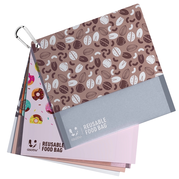 Re-usable, sustainable, dishwasher safe and freezable Food Bag Set... from ASI 31518 ADNART