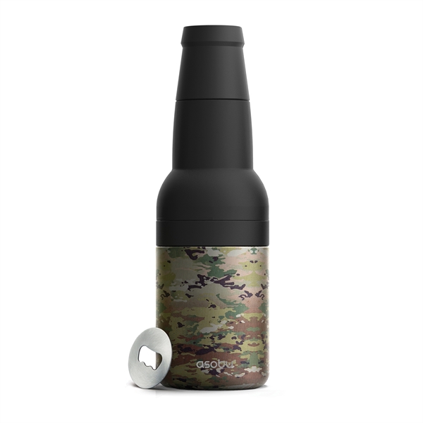 2 in 1 Bottle and Can beer holder with bottle opener.... from ASI 31518 ADNART / Ad-N-Art