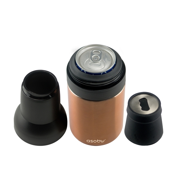 2 in 1 Bottle and Can beer holder with bottle opener.... from ASI 31518 ADNART / Ad-N-Art