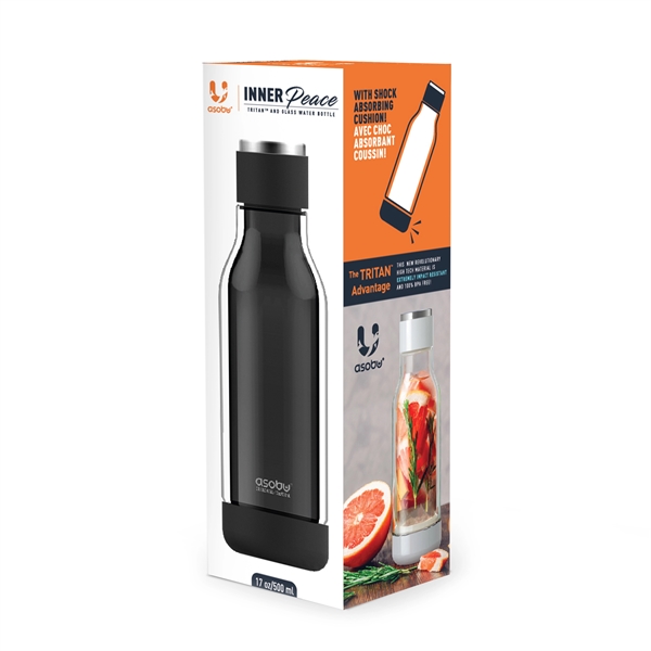 Double wall insulated glass water bottle.... from ASI 31518 ADNART